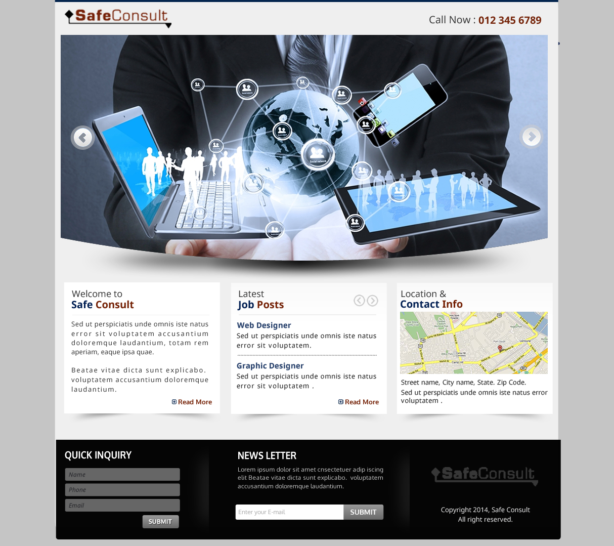 Web-Design von Sbss für SafeConsult AS | Design #3380639