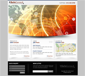 Web Design by Sbss for SafeConsult AS | Design: #3380640