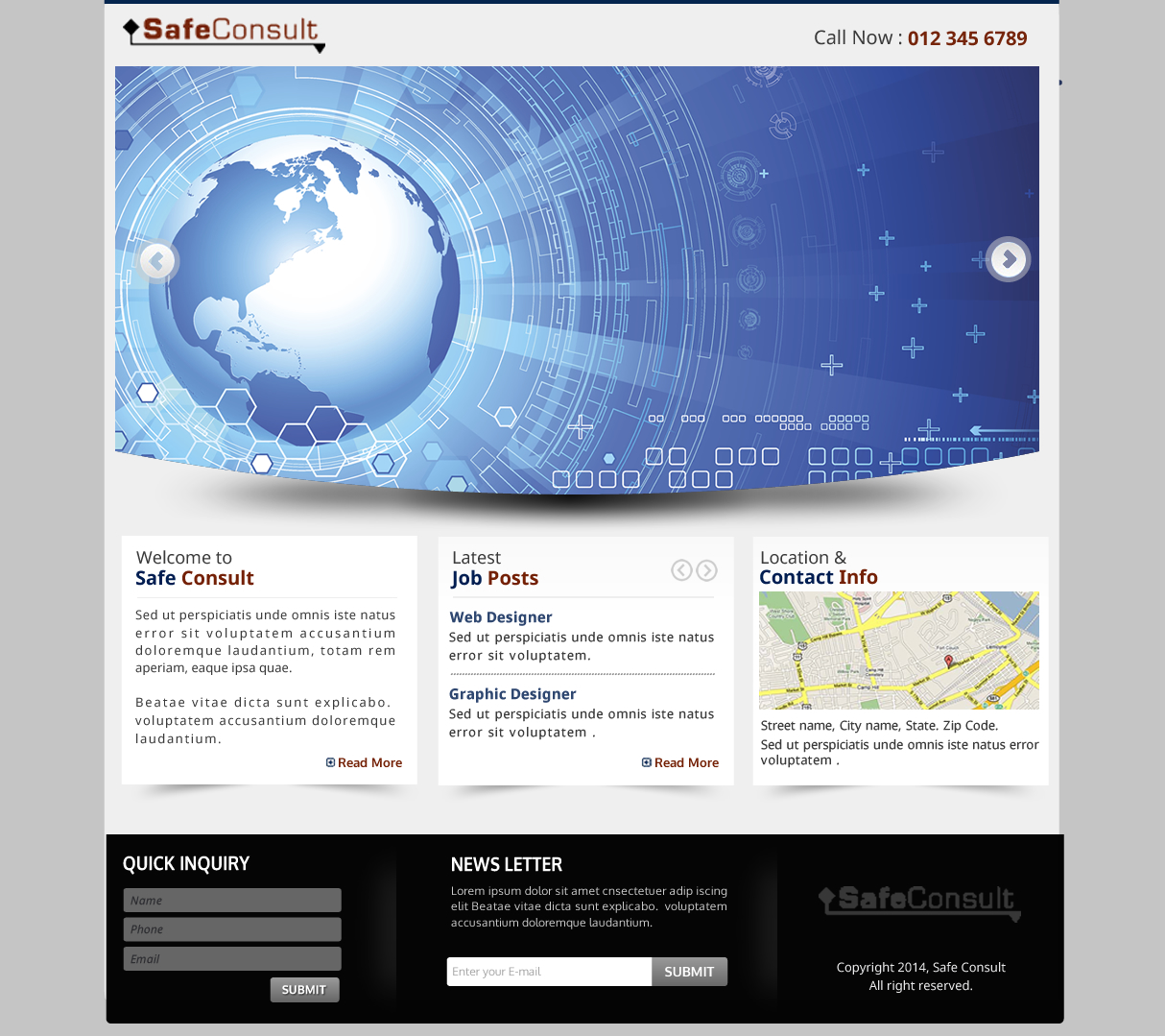 Diseño Web por Sbss para SafeConsult AS | Diseño #3380645