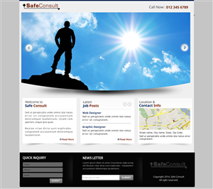 Web Design by Sbss for SafeConsult AS | Design: #3380649