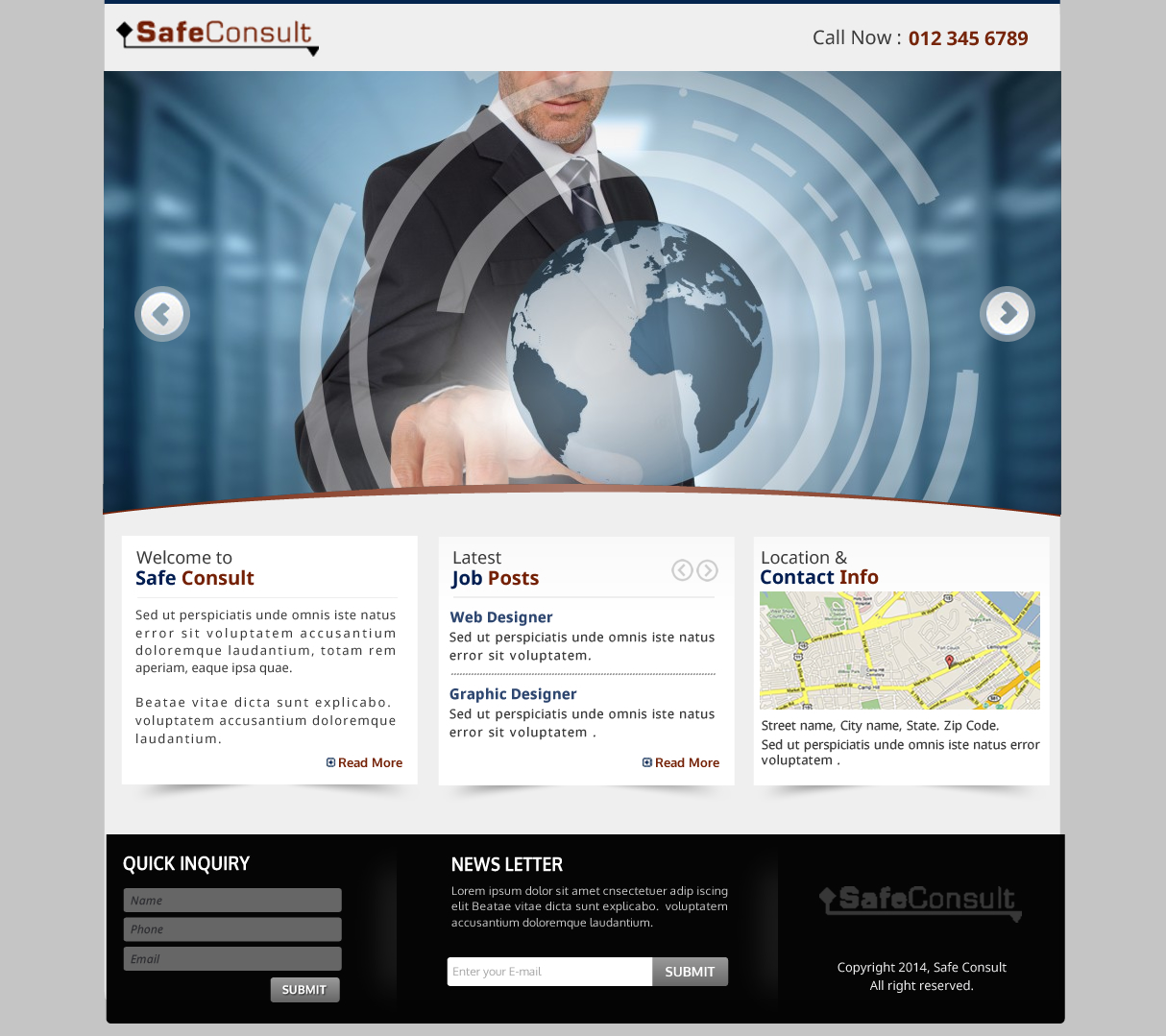 Diseño Web por Sbss para SafeConsult AS | Diseño #3380652