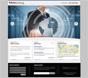 Web Design by Sbss for SafeConsult AS | Design: #3380652