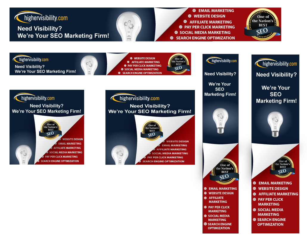 Banner Ad Design by TedAtkinson for HigherVisibility | Design #3379193