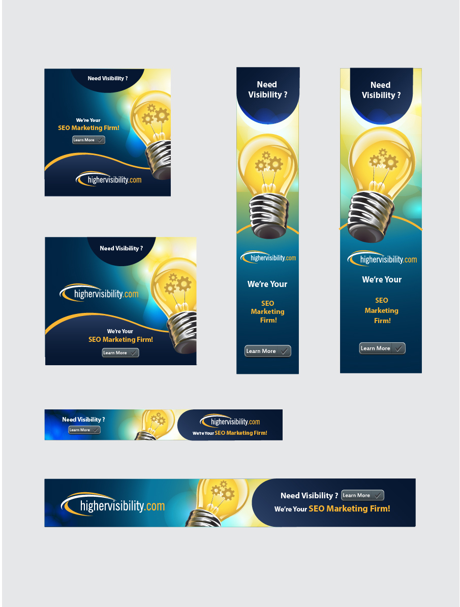 Banner Ad Design by Brigitte Melissa B for HigherVisibility | Design #3384692