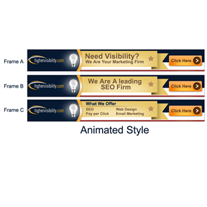 Banner Ad Design by DesignXyz for HigherVisibility | Design: #3383642