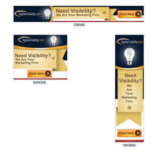 Banner-Design von DesignXyz für HigherVisibility | Design #3388720