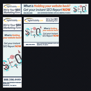 Banner Ad Design by KimballDesigns for HigherVisibility | Design: #3380123