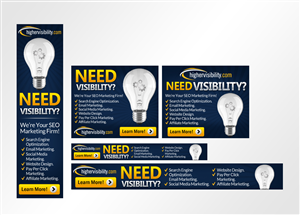 Banner Ad Design by MeMe Botrous for HigherVisibility | Design: #3384412