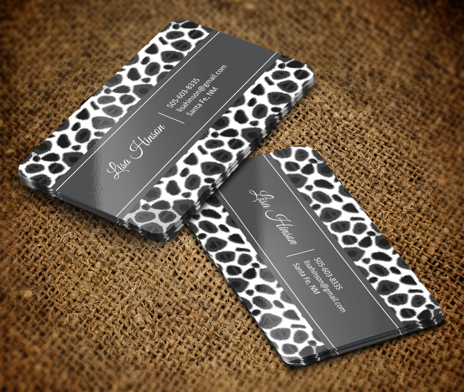 Visitenkarten-Design von pecas für Lisa Hinson | Design #3386116