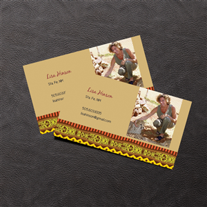 Visitenkarten-Design von Venus L. Penaflor für Lisa Hinson | Design #3384589