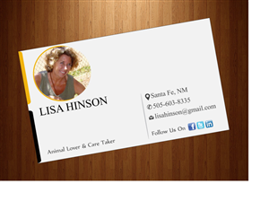 Design de Carte de Visite par harmi_199 pour Lisa Hinson | Design : #3370169