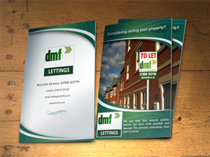 Design de Brochure par Sssilent pour DMF SALES & LETTINGS | Design : #858548