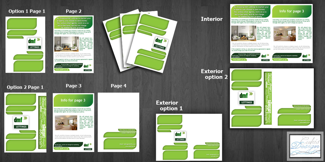 Brochure Design by cukisdesign for DMF SALES & LETTINGS | Design #862856