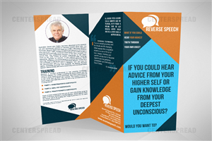 Design de Brochure par CENTERSPREAD pour Reverse Speech Pty. Ltd. | Design #3398660