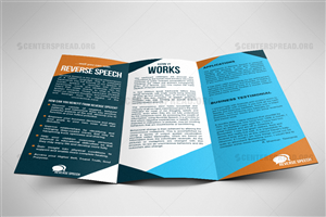 Broschüren-Design von CENTERSPREAD für Reverse Speech Pty. Ltd. | Design: #3398662