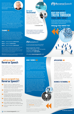 reverse speech brochure