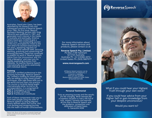 Design de Brochure par barinix pour Reverse Speech Pty. Ltd. | Design #3390135