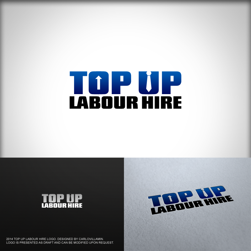 Diseño de Logo por carlomagno para TOP UP LABOUR HIRE | Diseño #3378353