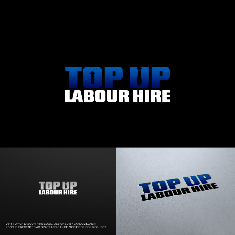 Diseño de Logo por carlomagno para TOP UP LABOUR HIRE | Diseño #3378356