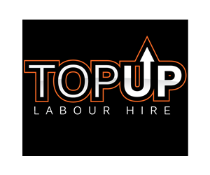 Diseño de Logo por All American Designs para TOP UP LABOUR HIRE | Diseño: #3377549