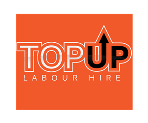 Diseño de Logo por All American Designs para TOP UP LABOUR HIRE | Diseño: #3377552