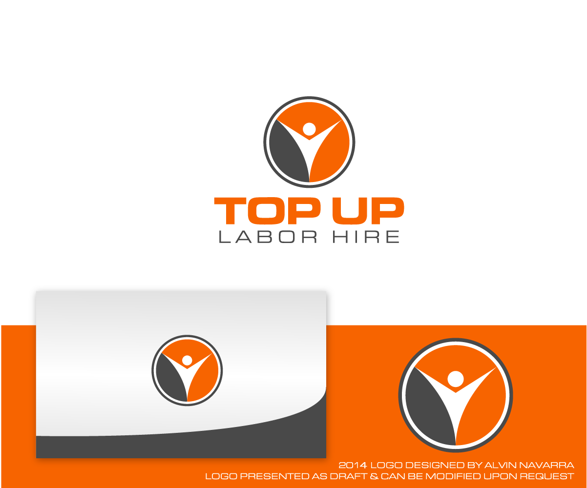 Logo Design by alvinnavarra for TOP UP LABOUR HIRE | Design #3382543