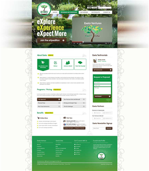 Wordpress Design by the-lion-king for Exela Ventures LLC | Design: #923747