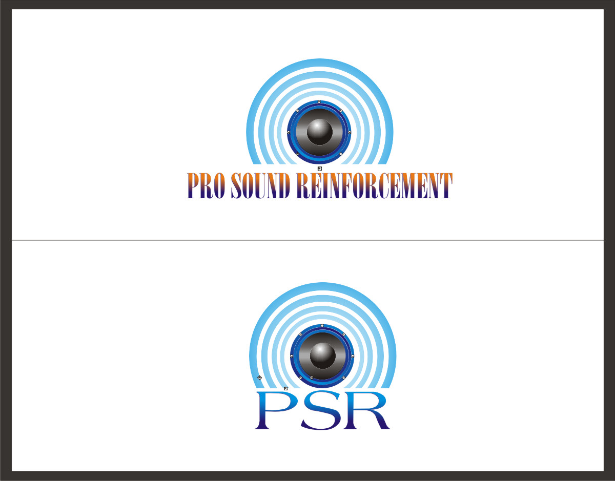 Diseño de Logo por BRAVOart para Pro Sound Reinforcement | Diseño #3384554