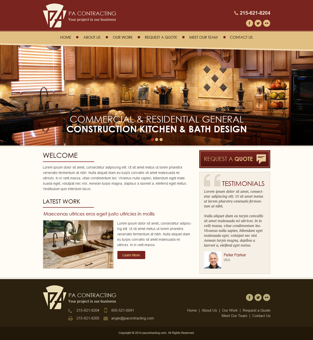 Web Design by Pixeleas for this project | Design #3407871