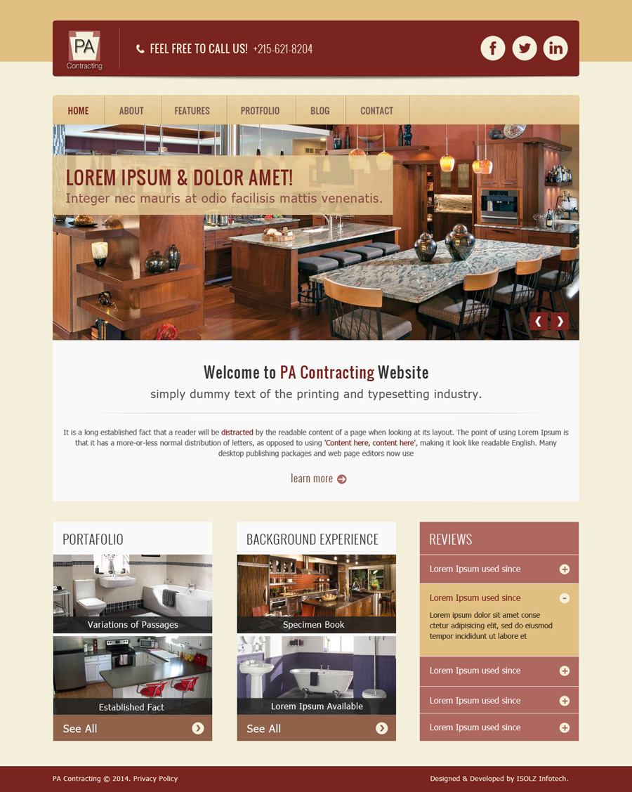 Web Design by ISOLZ INFOTECH for this project | Design #3366826