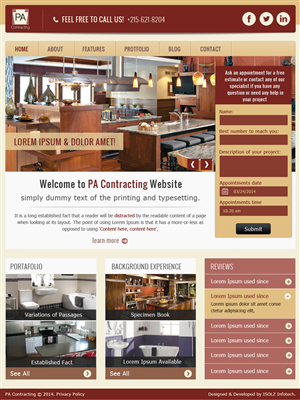 Web Design by ISOLZ INFOTECH for this project | Design: #3390729