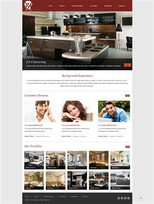 Web Design by pb for this project | Design: #3377111