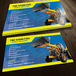 Mobile mechanics business card  | Business Card Design by Sandaruwan