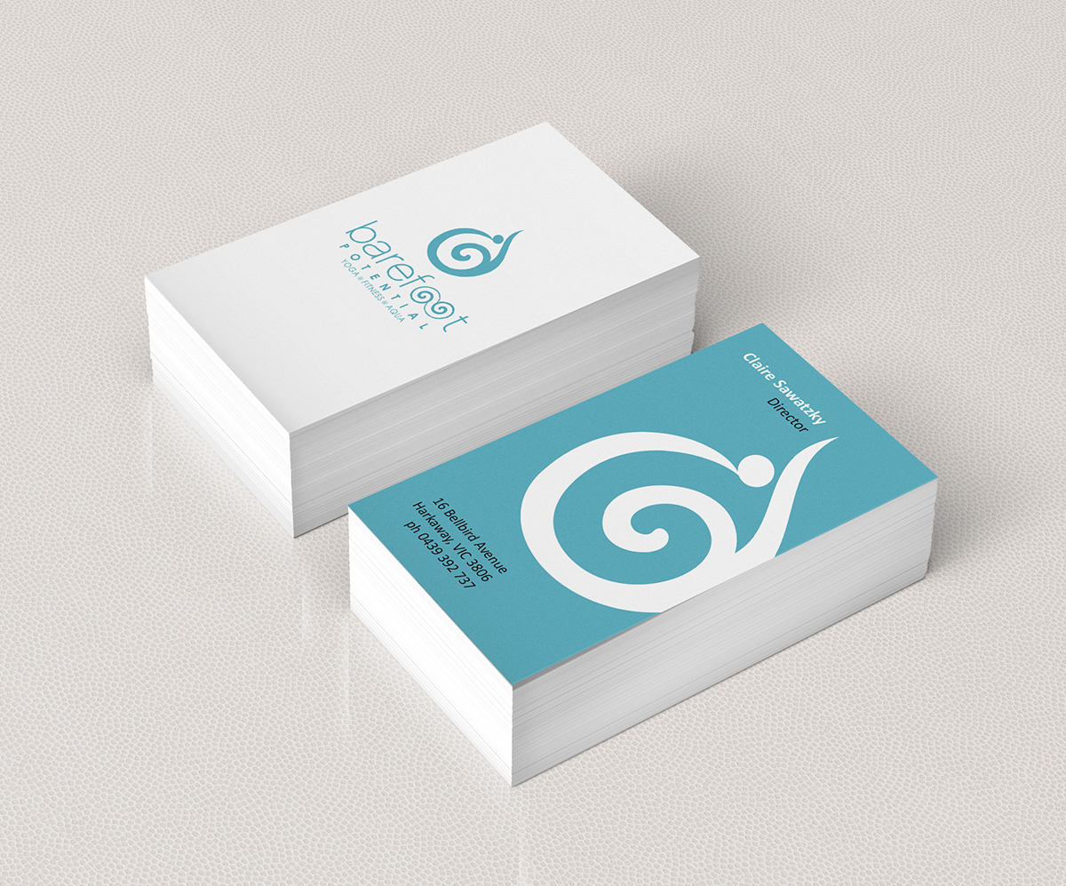 Design de Carte de Visite par pecas pour Barefoot Potential | Design #3381122