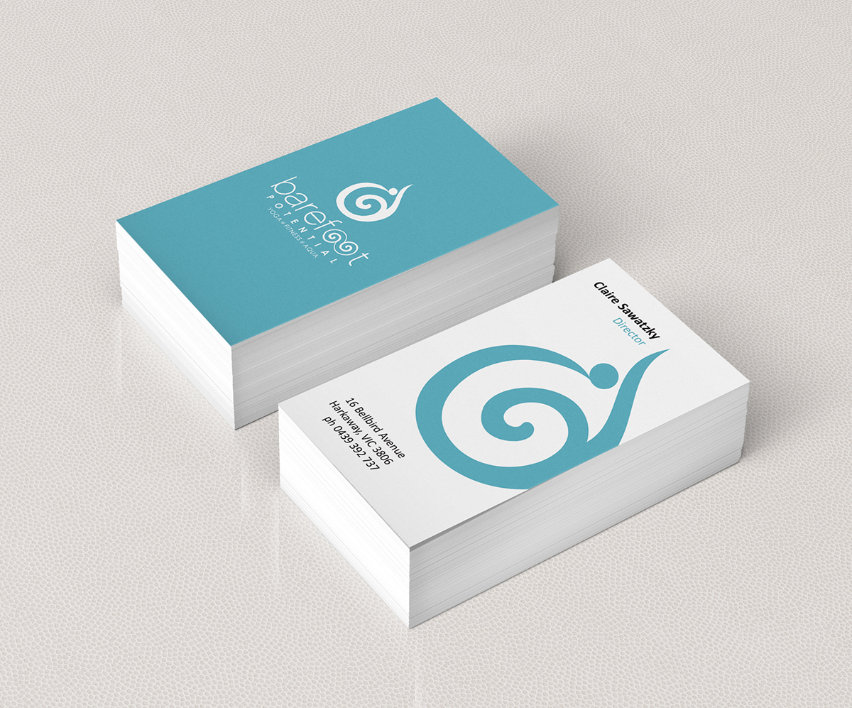 Visitenkarten-Design von pecas für Barefoot Potential | Design #3381127