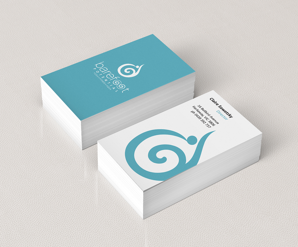 Visitenkarten-Design von pecas für Barefoot Potential | Design #3381135