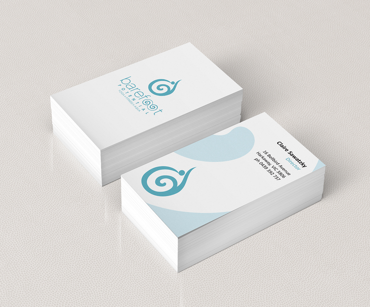 Design de Carte de Visite par pecas pour Barefoot Potential | Design #3381143