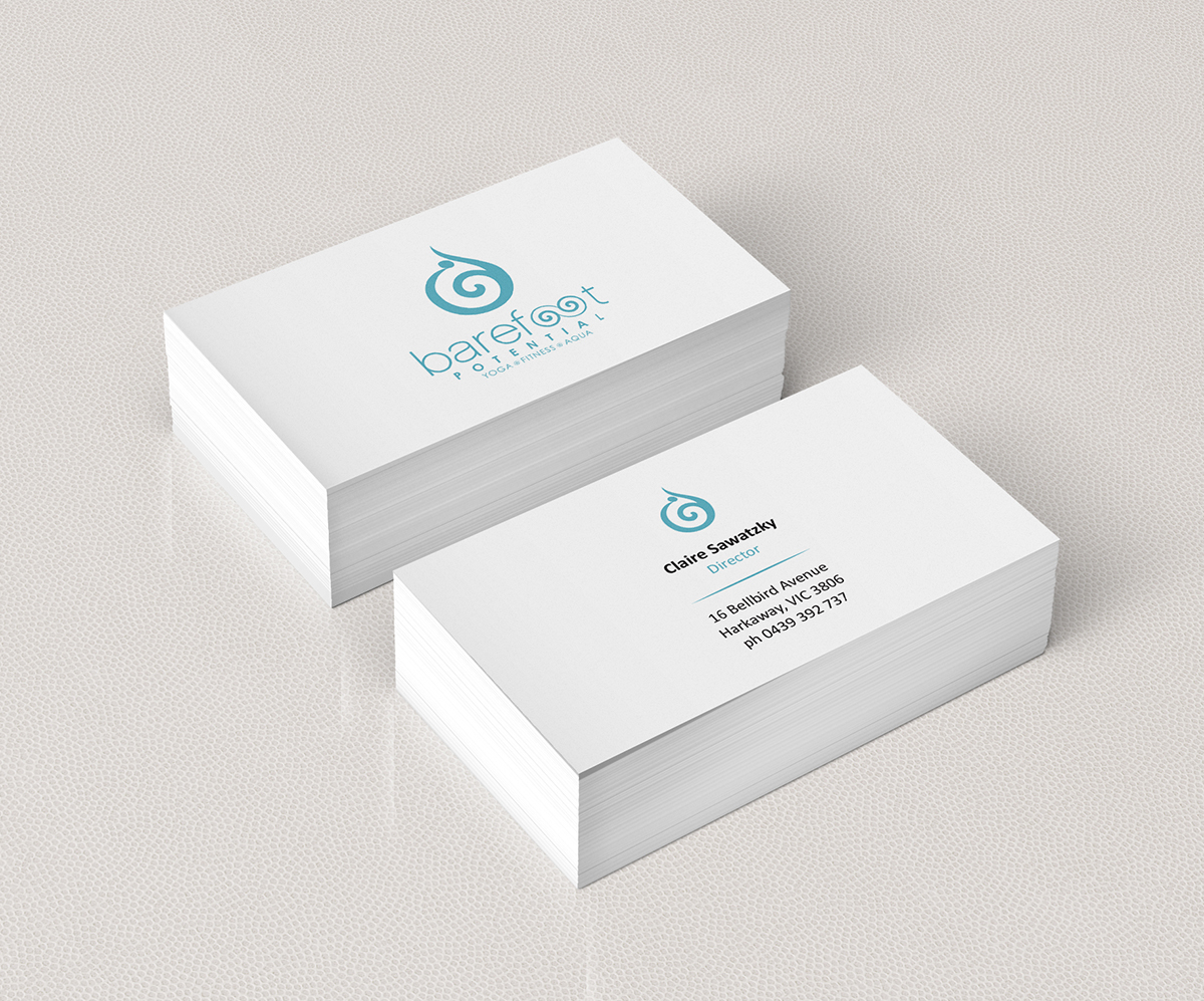 Design de Carte de Visite par pecas pour Barefoot Potential | Design #3381511