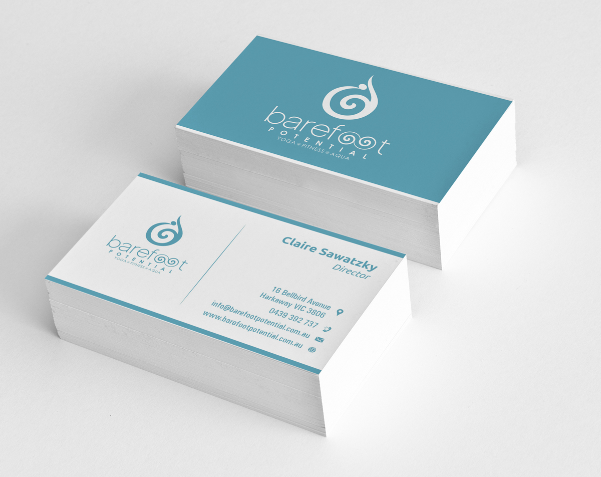 Visitenkarten-Design von INDIAN_Ashok für Barefoot Potential | Design #3382469