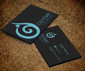 Bare foot potential Business cards - yoga studio | Visitenkarten-Design von Sarah Haroon