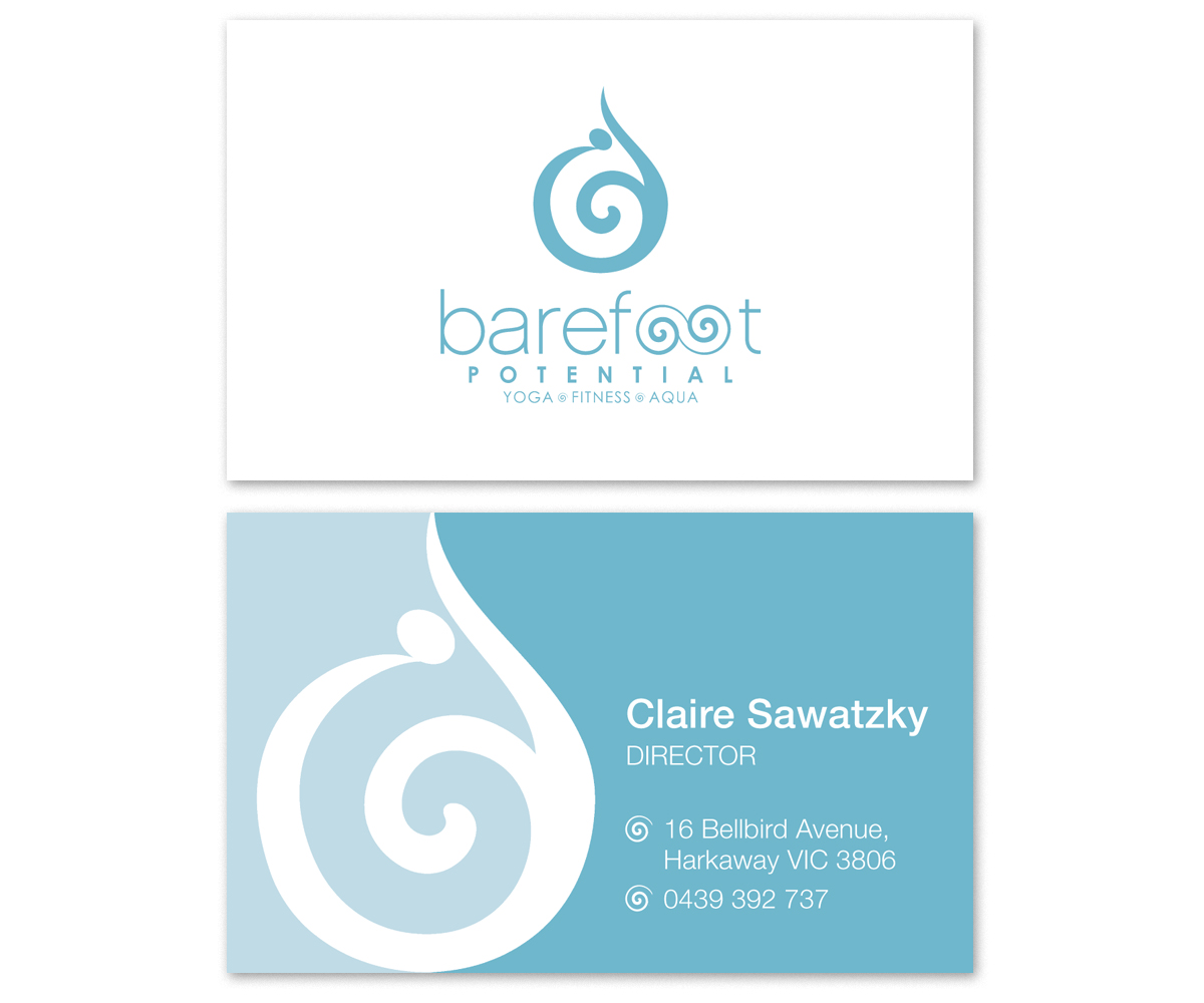 Business Card Design by Anna01 for Barefoot Potential | Design #3369863