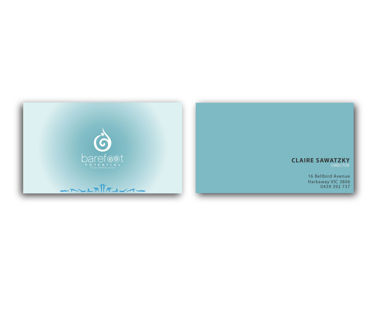 Business Card Design by francismaracha for Barefoot Potential | Design #3388176