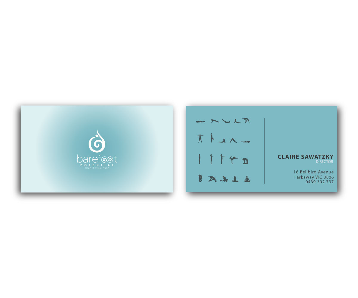 Design de Carte de Visite par francismaracha pour Barefoot Potential | Design #3388194