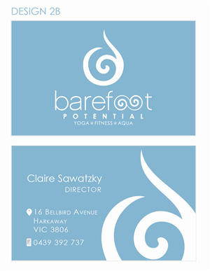 Business Card Design by Liz Mara Design for Barefoot Potential | Design: #3365896
