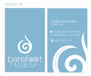 Business Card Design by Liz Mara Design for Barefoot Potential | Design: #3366128