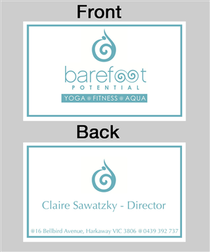 Visitenkarten-Design von jemma_t für Barefoot Potential | Design #3364064
