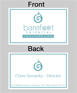 Business Card Design by jemma_t for Barefoot Potential | Design #3364064