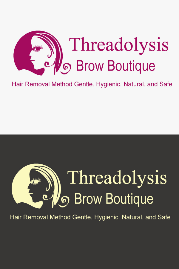 Logo Design by leebswz for Threadolysis Brow Boutique  | Design #850904
