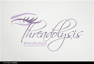 Logo Design by Perception Creative for Threadolysis Brow Boutique  | Design: #848259