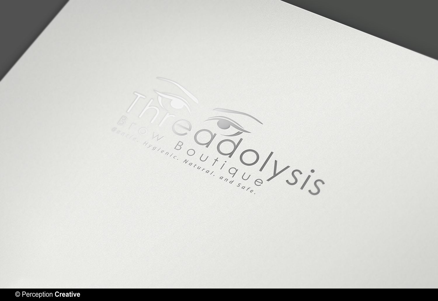 Diseño de Logo por Perception Creative para Threadolysis Brow Boutique  | Diseño #873156